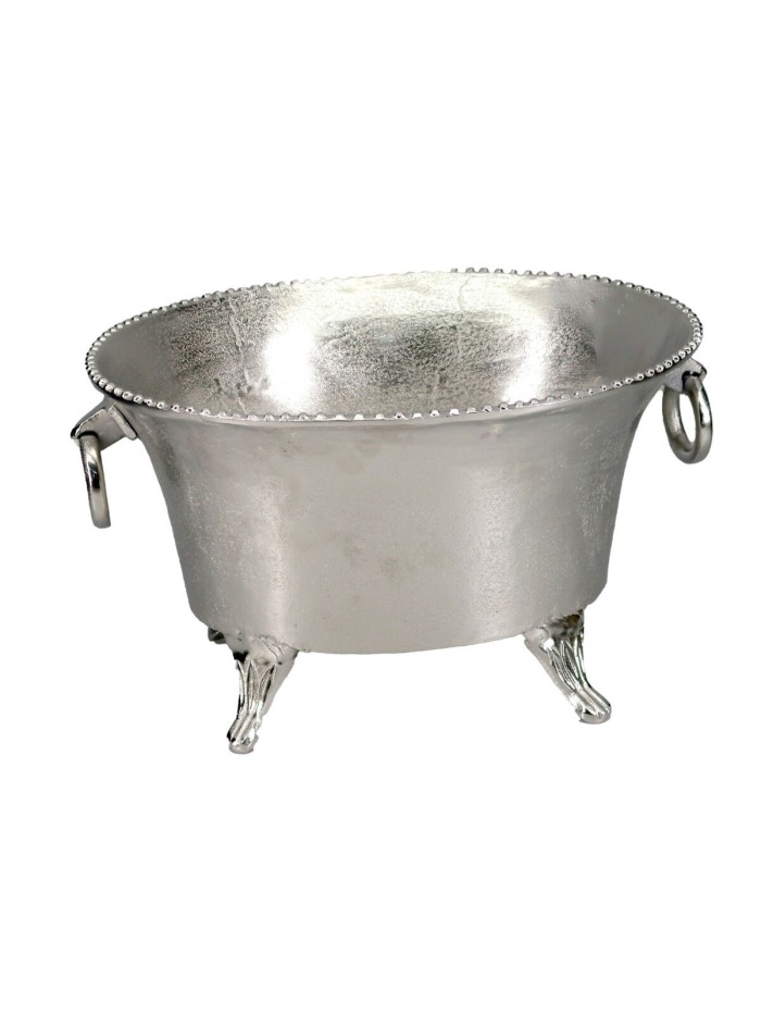 Cubitera Home ESPRIT Plateado Aluminio 45 X 36,5 X 26 cm