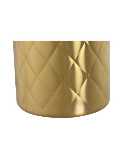 Enfriador de Botellas Home ESPRIT Dorado Acero Inoxidable 12 x 12 x 18 cm