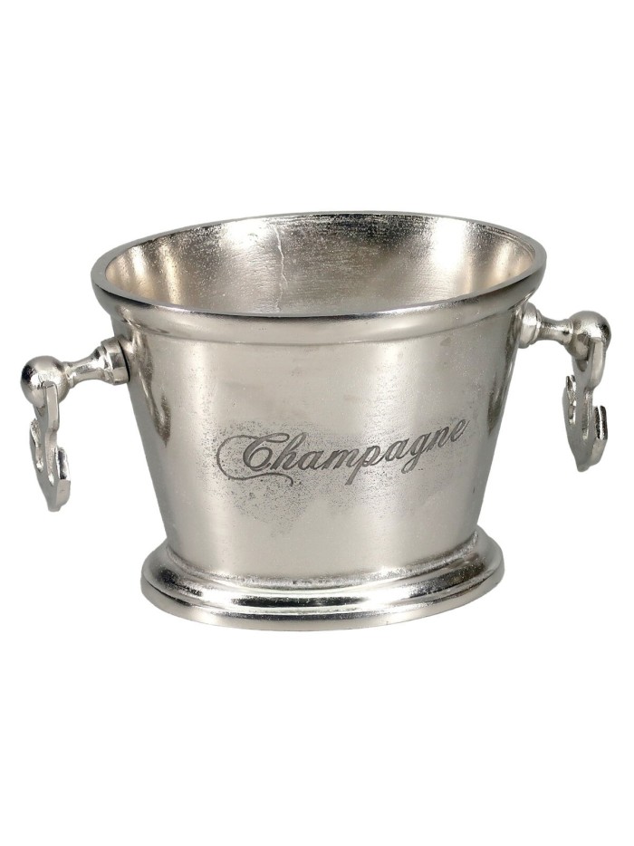 Cubitera Home ESPRIT Plateado Aluminio Ancla 36 X 20,5 X 19,5 cm