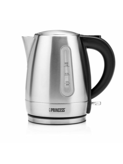 Hervidor Princess 01.236023.01.001 1 L 2200W Gris Negro/Plateado Acero Inoxidable Plástico 2200 W 1 L