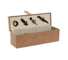 Set of Wine Accessories Home ESPRIT Natural Cork 36 x 11 x 12 cm