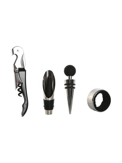 Set of Wine Accessories Home ESPRIT Natural Cork 36 x 11 x 12 cm