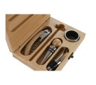 Set of Wine Accessories Home ESPRIT Natural Bamboo 16 x 11 x 3 cm