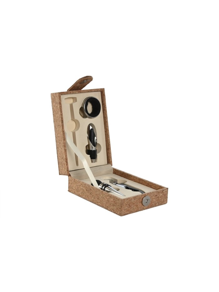 Set of Wine Accessories Home ESPRIT Natural Cork 10,5 x 15 x 6 cm