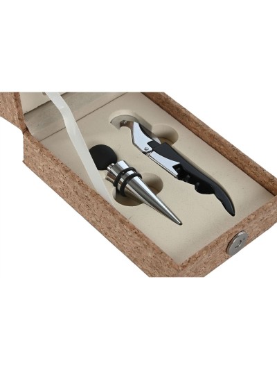 Set of Wine Accessories Home ESPRIT Natural Cork 10,5 x 15 x 6 cm