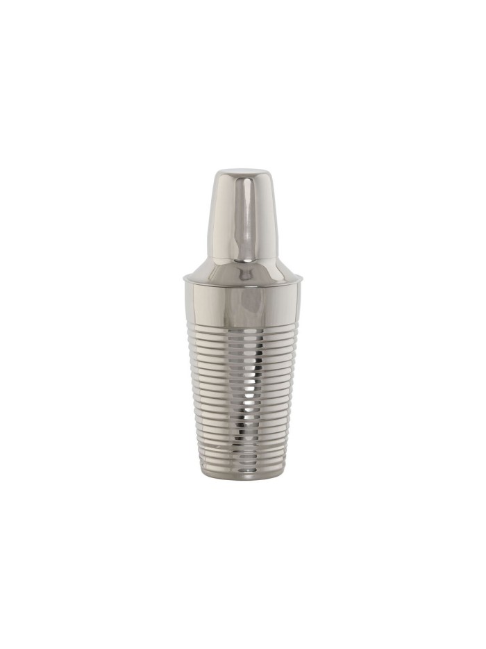Cocktail Maker Home ESPRIT Golden Silver Stainless steel 9,5 x 9,5 x 22 cm