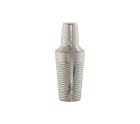 Cocktail Maker Home ESPRIT Golden Silver Stainless steel 9,5 x 9,5 x 22 cm