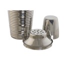 Cocktail Maker Home ESPRIT Golden Silver Stainless steel 9,5 x 9,5 x 22 cm