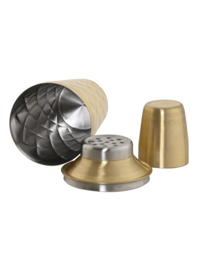 Cocktail Set Home ESPRIT Golden Stainless steel 22 x 22 x 21 cm