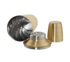 Set de Coctelería Home ESPRIT Dorado Acero Inoxidable 22 x 22 x 21 cm