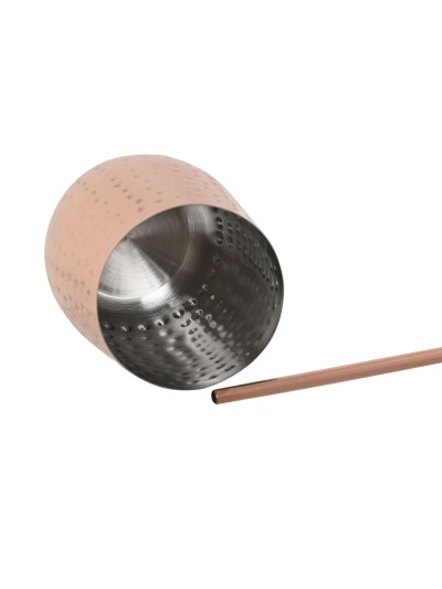 Set de Coctelería Home ESPRIT Cobrizo Intenso Acero Inoxidable 540 ml 8,5 x 8,5 x 11 cm