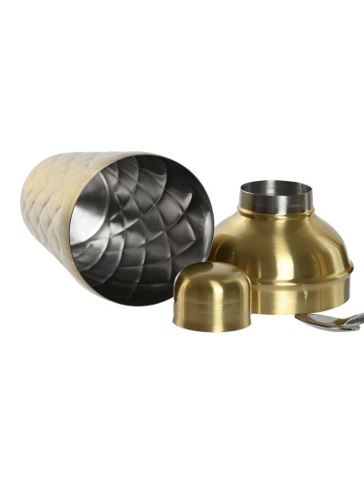 Coffret Cocktail Home ESPRIT Doré Acier inoxydable 500 ml 8 x 8 x 20 cm