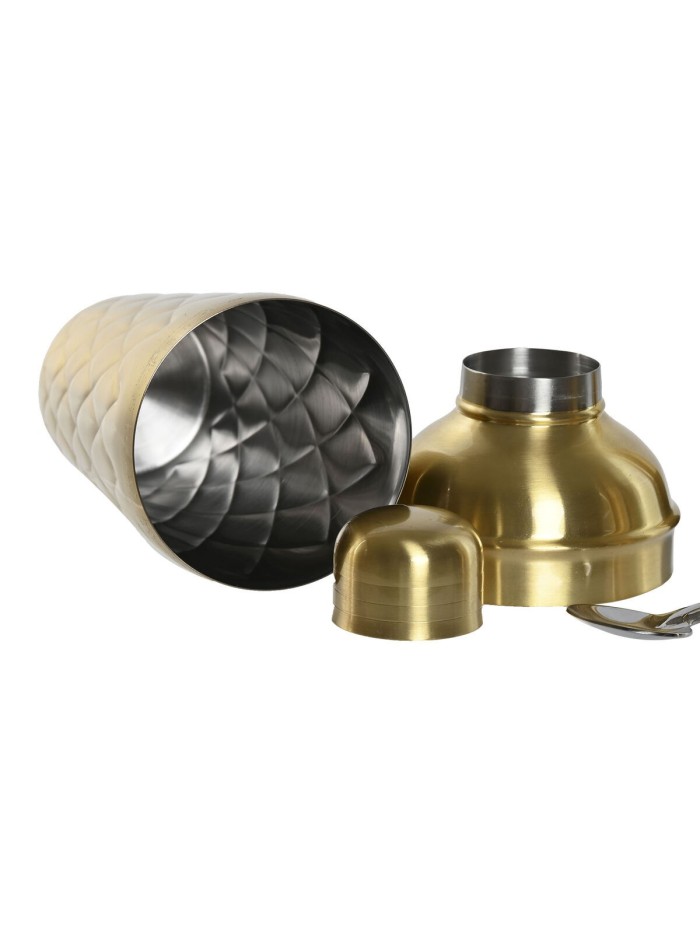 Cocktail Set Home ESPRIT Golden Stainless steel 500 ml 8 x 8 x 20 cm