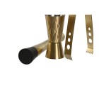 Cocktail Set Home ESPRIT Golden Stainless steel 500 ml 8 x 8 x 20 cm