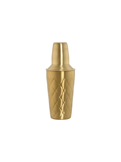 Shaker Home ESPRIT Doré Acier inoxydable 9,5 x 9,5 x 22 cm