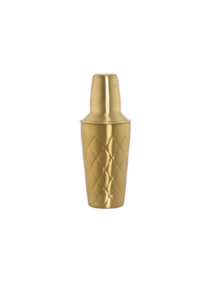 Cocktail Maker Home ESPRIT Golden Stainless steel 9,5 x 9,5 x 22 cm