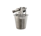 Cocktail Set Home ESPRIT Golden Silver Stainless steel 22 x 22 x 21 cm