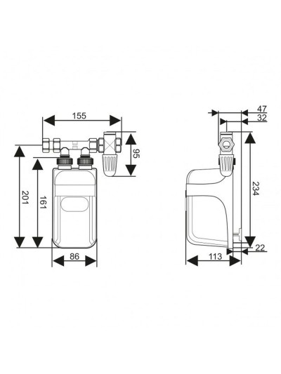 Kettle Dafi POZ03581 White