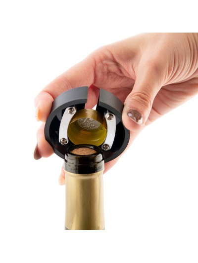 Bottle Capsule Cutter Koala Perfect Black Plastic 6 x 2 cm 12 Units