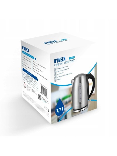 Hervidor N'oveen EK1405 2000 W 1,7 L