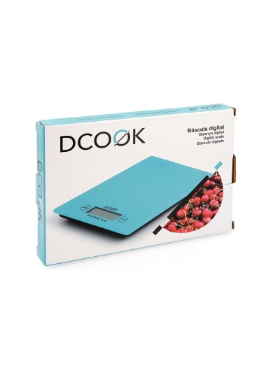 Báscula de Cocina Dcook Gallery Turquesa (24 Unidades)