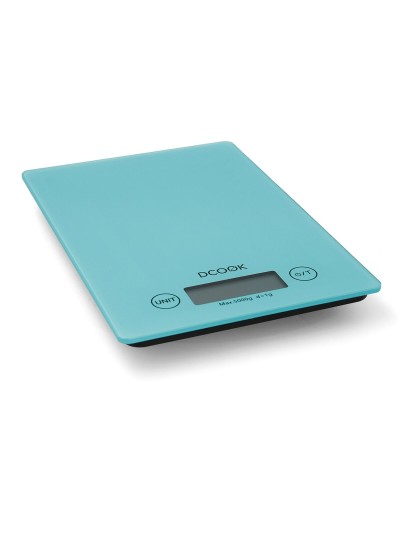 Báscula de Cocina Dcook Gallery Turquesa (24 Unidades)