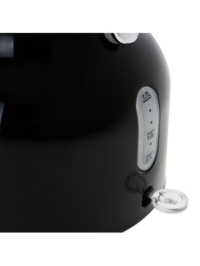 Hervidor Adler AD 1346b Negro Plateado Acero Inoxidable 1850-2200 W 1,7 L