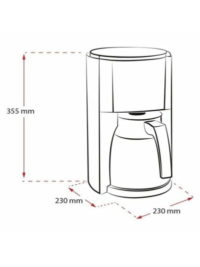 Cafetera Eléctrica Melitta Negro Acero