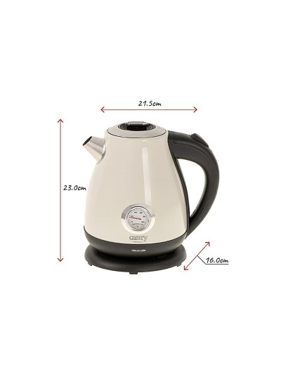 Hervidor Adler AD 1344c Crema 2200 W 1850 W 1,7 L