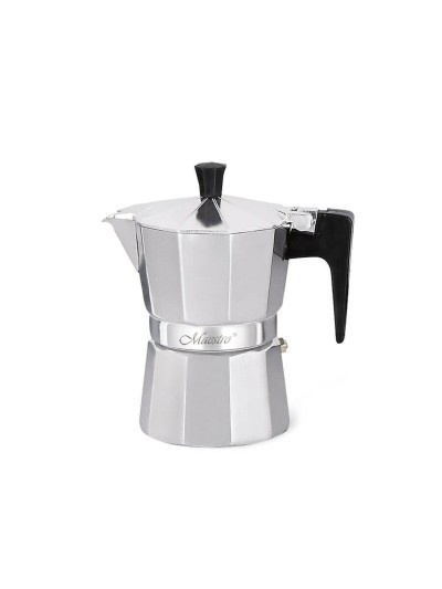 Cafetière Italienne Feel Maestro MR-1666-3 Noir Argenté Aluminium 150 ml 3 Tasses