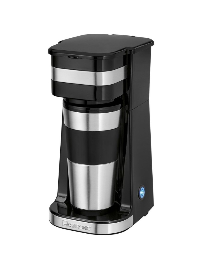 Cafetera Italiana Clatronic KW 3733 Negro Acero Acero Inoxidable 1 Taza
