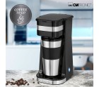 Cafetera Italiana Clatronic KW 3733 Negro Acero Acero Inoxidable 1 Taza