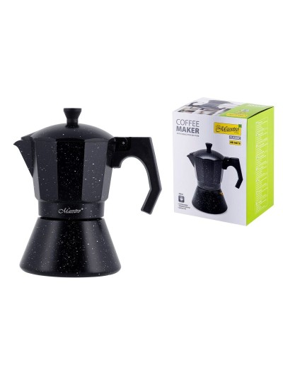 Cafetière Italienne Feel Maestro MR-1667-6 Noir Granite Aluminium 300 ml 6 Tasses