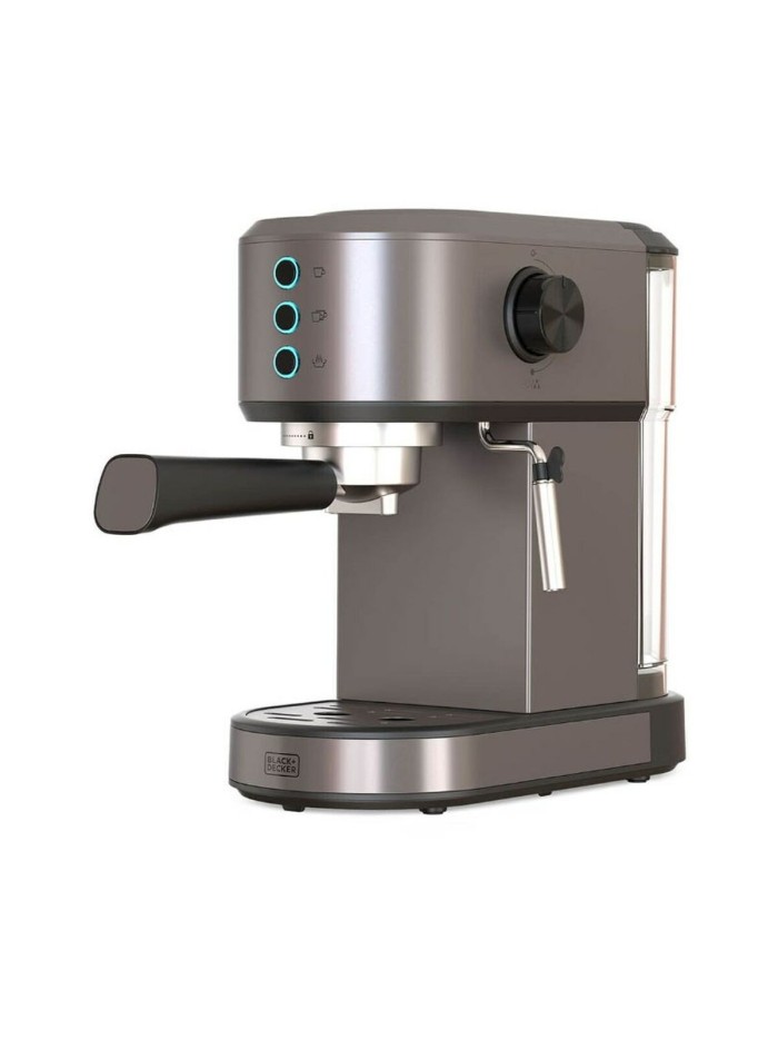 Cafetera Express de Brazo Black & Decker BXCO1350E Plateado 1350 W