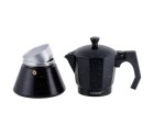 Cafetera Italiana Feel Maestro MR-1667-6 Negro Granito Aluminio 300 ml 6 Tazas