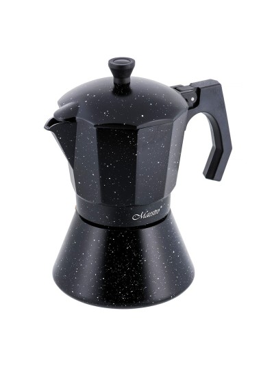 Cafetera Italiana Feel Maestro MR-1667-6 Negro Granito Aluminio 300 ml 6 Tazas
