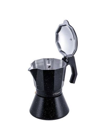 Cafetera Italiana Feel Maestro MR-1667-6 Negro Granito Aluminio 300 ml 6 Tazas