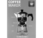 Cafetera Italiana Feel Maestro MR-1667-6 Negro Granito Aluminio 300 ml 6 Tazas