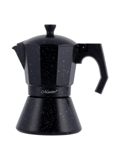 Cafetera Italiana Feel Maestro MR-1667-6 Negro Granito Aluminio 300 ml 6 Tazas