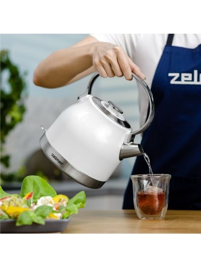 Hervidor Zelmer ZCK7940 Blanco Gris Acero Inoxidable 2200 W 1,5 L