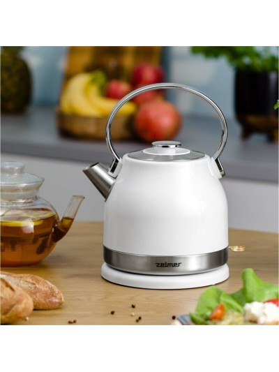 Hervidor Zelmer ZCK7940 Blanco Gris Acero Inoxidable 2200 W 1,5 L