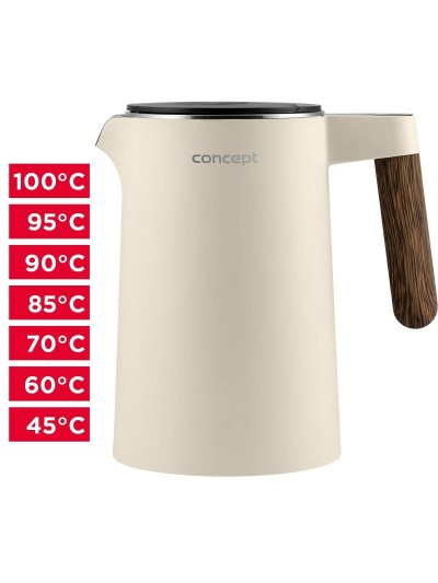 Hervidor Concept RK3304 Vainilla Madera 1850-2200 W 1,5 L
