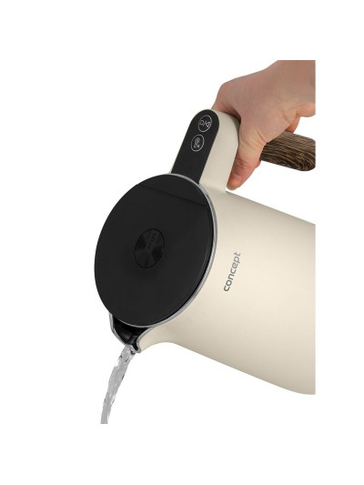 Bouilloire Concept RK3304 Vanille Bois 1850-2200 W 1,5 L