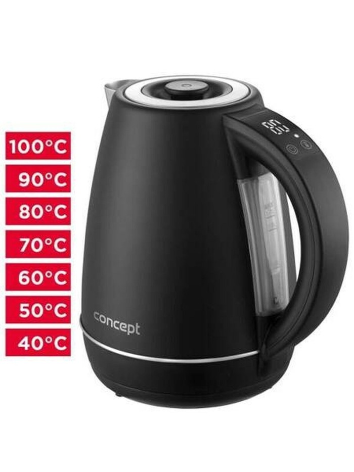 Hervidor Concept RK3355 Negro Plástico 1850-2200 W 1,7 L