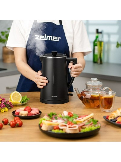 Hervidor Zelmer ZCK8020B Negro Acero Inoxidable Plástico 1500 W 1,7 L
