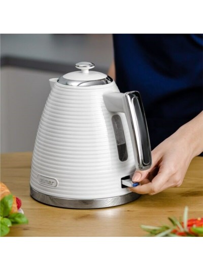 Hervidor Zelmer ZCK7650 Blanco Plateado Acero Inoxidable Plástico 2200 W 1,7 L
