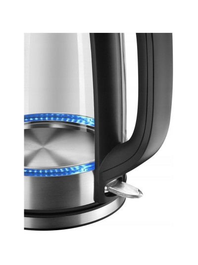 Hervidor Amica KD 2050G Negro Transparente Vidrio Plástico 2200 W 1,7 L