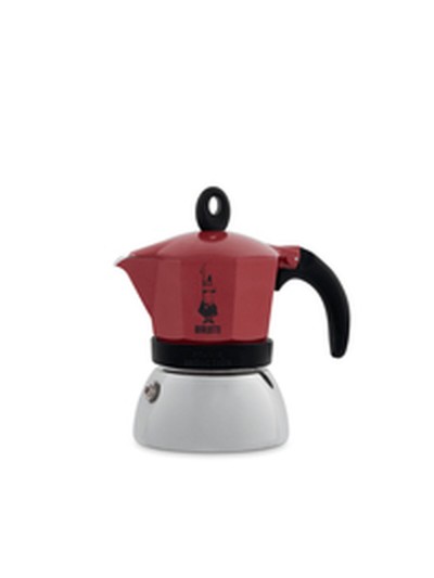 Cafetera Italiana Bialetti Moka Induction Negro Rojo Aluminio 150 ml (1 unidad)