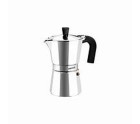 Italian Coffee Pot Monix Silver Metal Aluminium 9 Cups