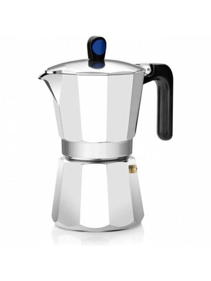 Cafetera Italiana Monix Induction Express Plateado Aluminio 9 Tazas